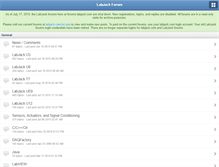 Tablet Screenshot of forums.labjack.com